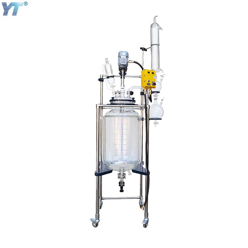 100L防爆雙層玻璃反應(yīng)釜