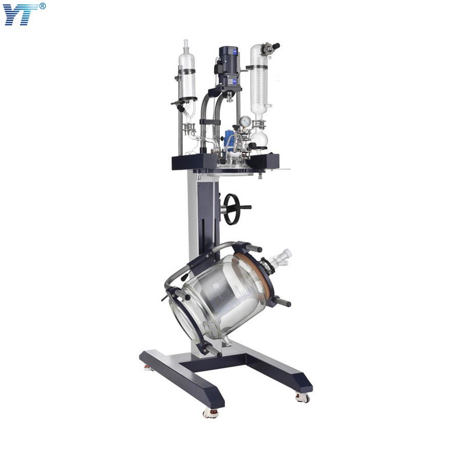 可升降雙層玻璃反應(yīng)釜